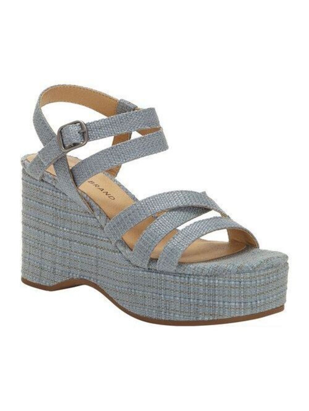 Lucky Brand Carlisha Sandal in Lead Vada Woven 8.5 ($100)